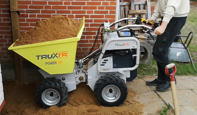 Kørsel
                med sand